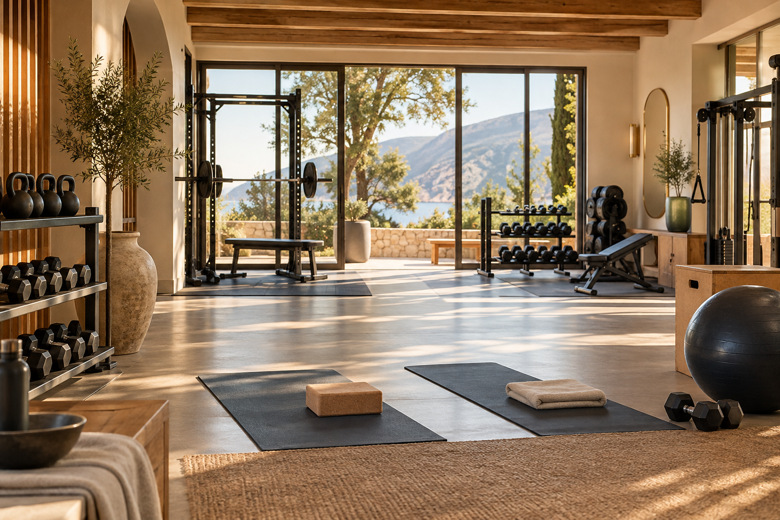 Fitnessstudio · erzeugtes Beispielmotiv