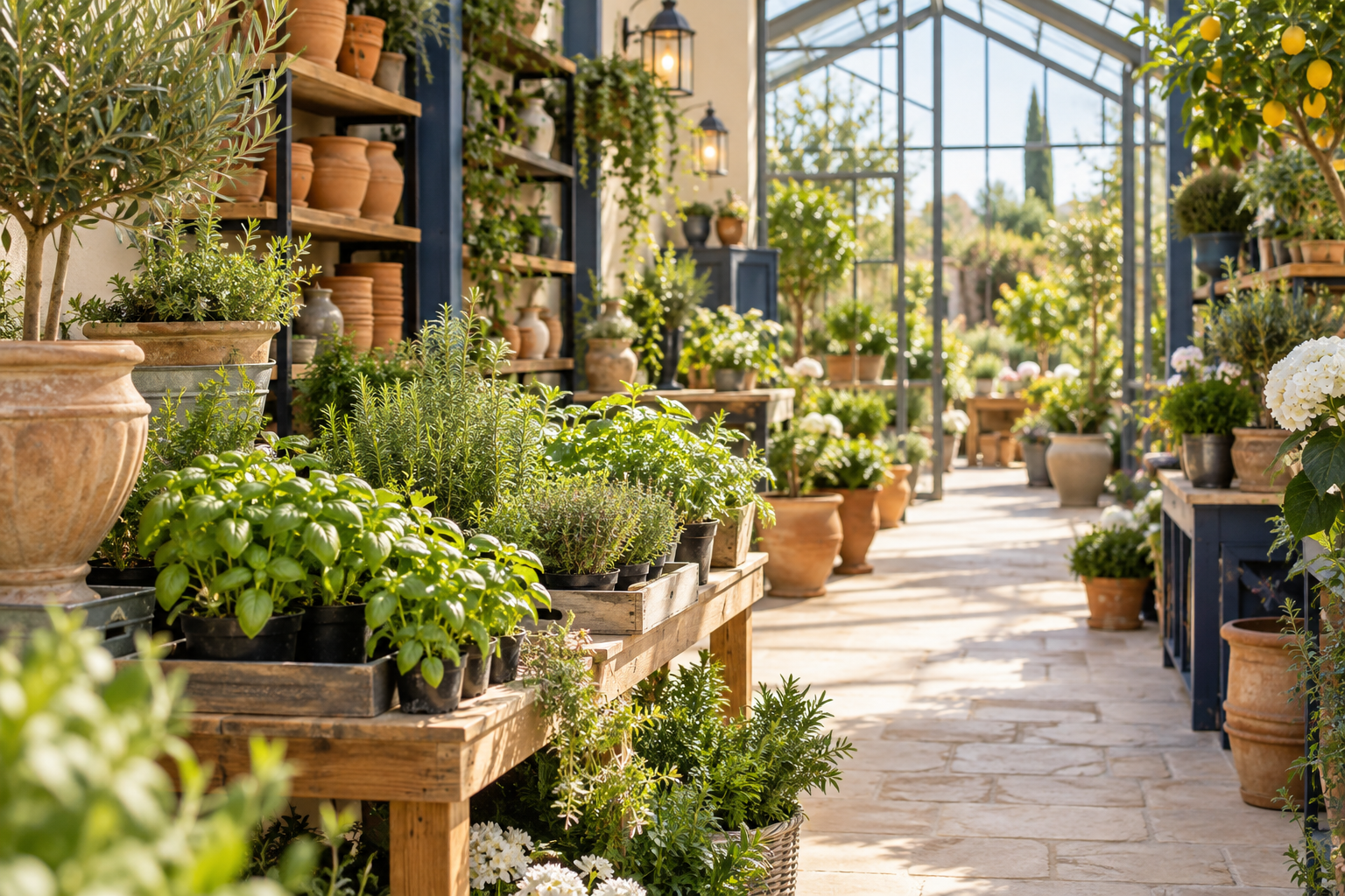Gartencenter · erzeugtes Beispielmotiv