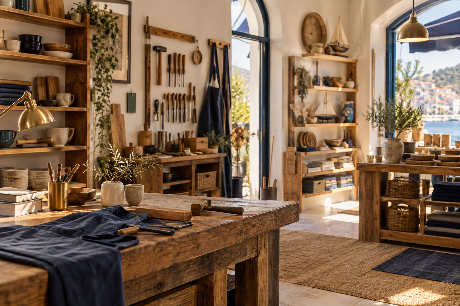 Werkstatt und Laden · erzeugtes Beispielmotiv